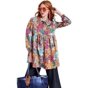 Kika Vargas X Target Floral dress Size Medium new NWT